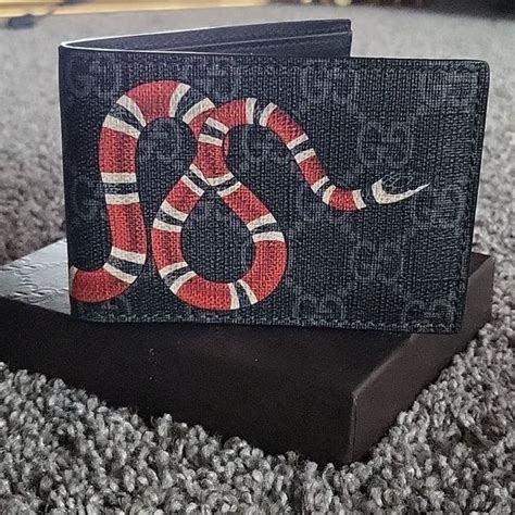 gucci garden snake|authentic gucci snake wallet.